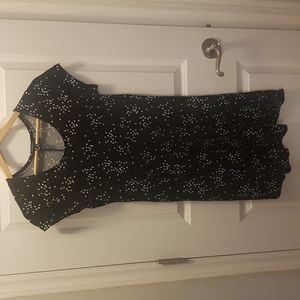 Black dress with Stars print